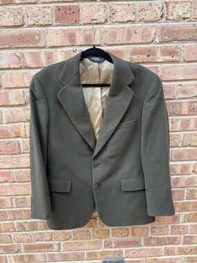Polo by Ralph Lauren Olive Green Wool Sport Coat